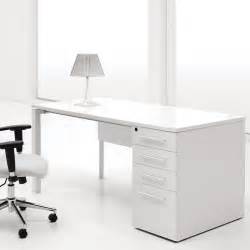 Productivity has never felt more comfortable. Perfect Modern White Desk Application for Home Office ...