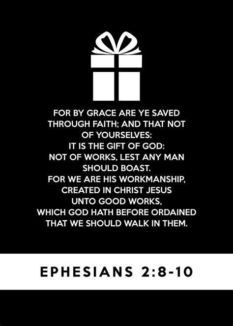 Ephesians 2 8 10 Poster By Abconcepts Displate