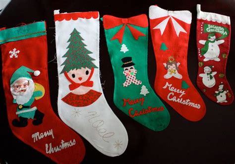 Vintage Christmas Stockings Vintage Christmas Stockings Vintage