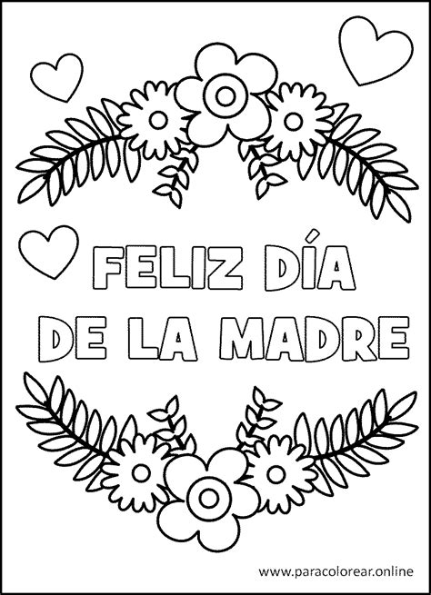 Feliz Dia De Las Madres Coloring Pages At Getdrawings Free Download