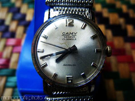 Jam Bahari Vintage Watch Collection Camy Incabloc Sold