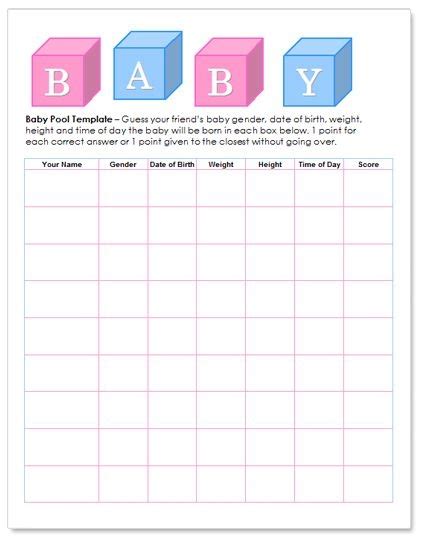 To find your due date, enter the date of the first day of your last period, and select 'show your due date'. Baby Due Date Pool Template :-Free Calendar Template