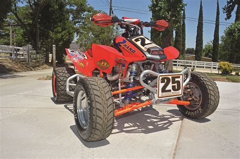 Dirt Wheels Magazine How To Turn Your Quad Into A Flat Track Racer