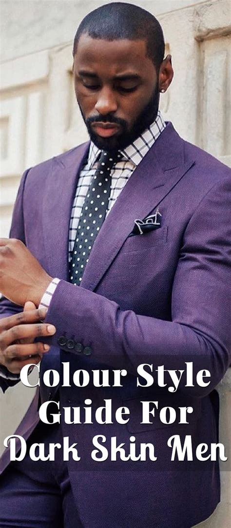 Which Colour Suits On Dark Skin Male Man That Purple Suit Looks