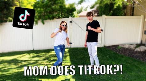 Teaching My Mom Tiktok Dances Youtube