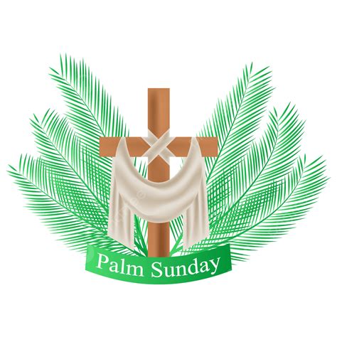Palm Sunday Vector Png Images Palm Sunday Creative Design With Green