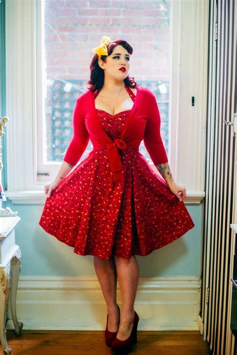 How To Pull Off Plus Size Rockabilly Clothing Rockabilly Dress Plus Size