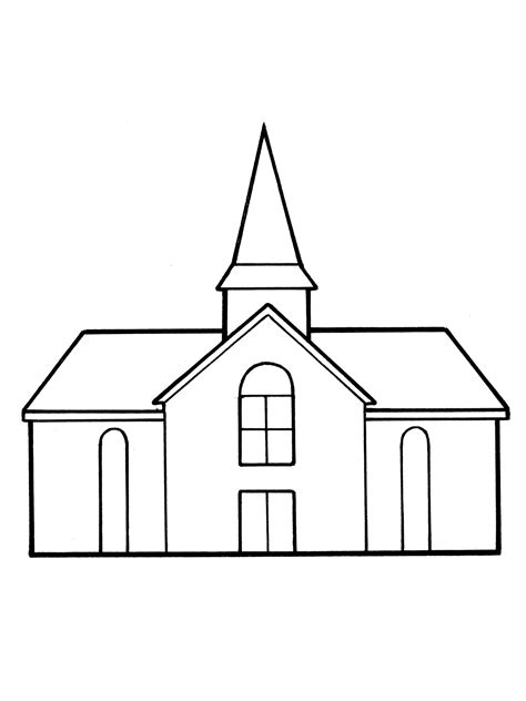 Simple Church Sketch At Explore Collection Of