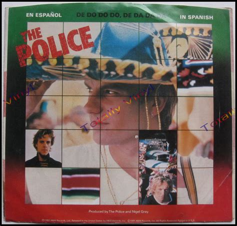 Totally Vinyl Records Police The De Do Do Do De Da Da Da