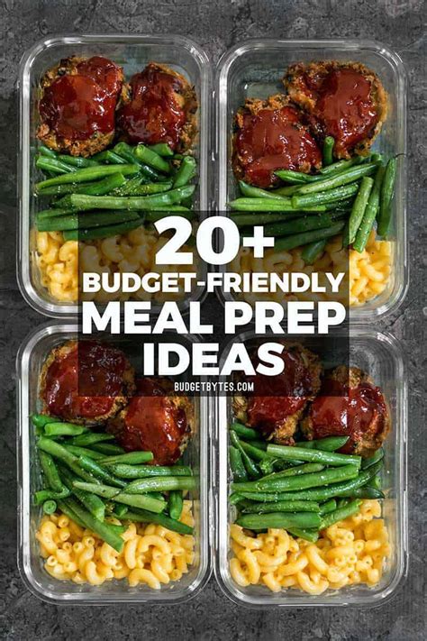 80 Budget Friendly Meal Prep Ideas Budget Bytes