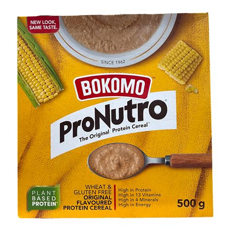 Bokomo Pronutro Original Flavoured Protein Cereal 500g South African