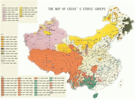 The Map Of Chinas Ethnic Groups Mappenstance