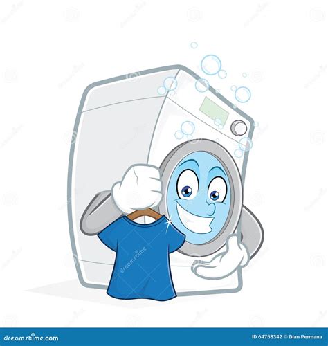 Washing Machine Cartoons Illustrations Vector Stock Images 1081934