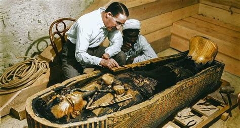 Las espectaculares fotos del hallazgo de Tutankamón en 1922