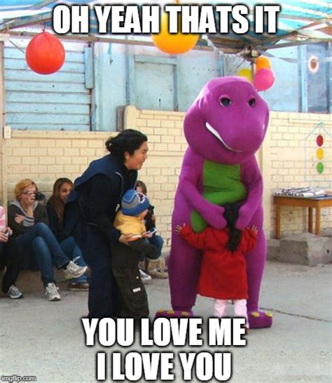 Barney The Dinosaur Meme Trend Meme