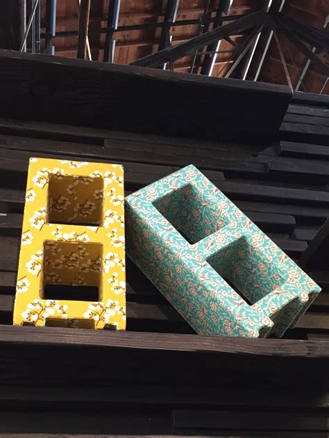 Fabric covered cinder blocks | Diy tile, Cinder block, Fabric covered
