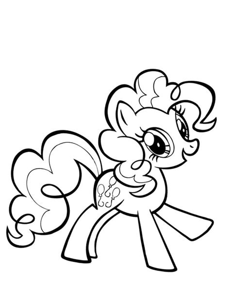Kleurplaat Pinkie Pie Leukekleurplaten.nl
