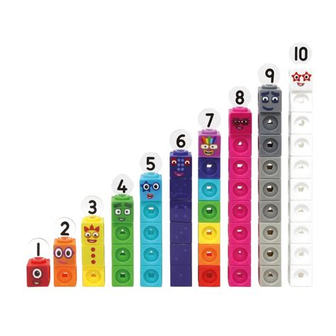 Mathlink® Cubes Numberblocks 1 10 Activity Set The Science Store