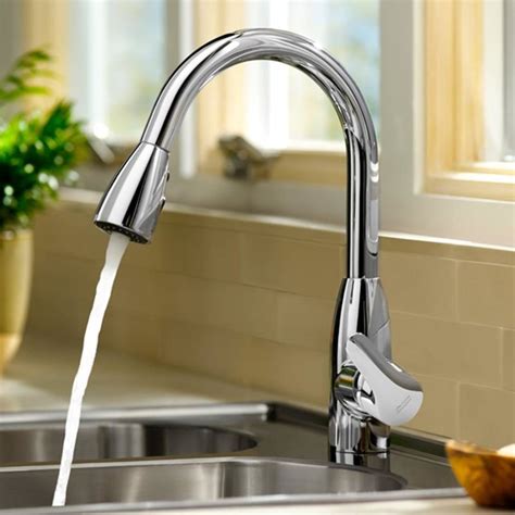 Kitchen faucets with a spray have been around for 20 years. Colony Soft 1 Handle High Arc Pull Down Kitchen Faucet ...