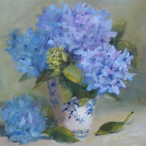Pat Fiorello Art Elevates Life Blue And White And Blue