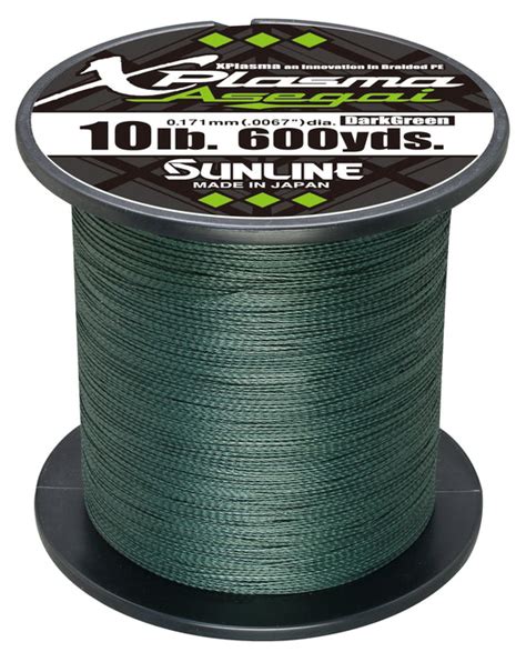 Sunline Xplasma Asegai Green Braided Line 600 Yards Discount Tackle