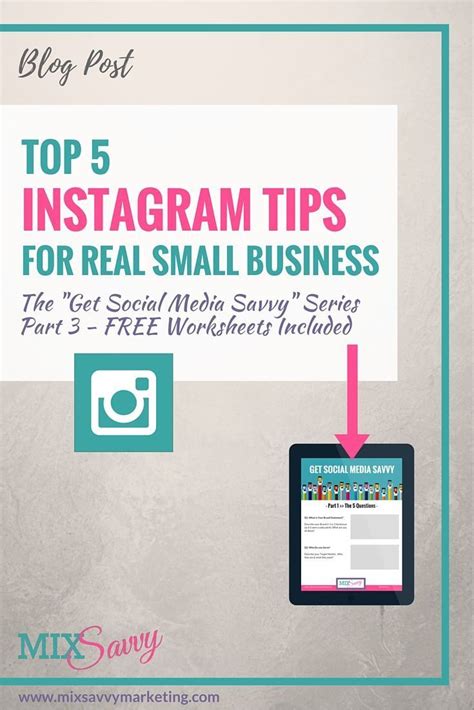 Top 5 Instagram Tips For Small Business Twitter For Business Twitter