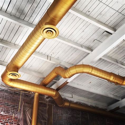 Pin By Yalonda Patterson On Exposed Ductwork Farmhouse Ceilings In 2019