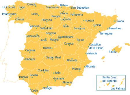Spanje heeft dus 50 provincies die gelegen zijn in 17 autonome deelstaten. Info Hondón de las Nieves en Costa Blanca zuid.: De vijf ...