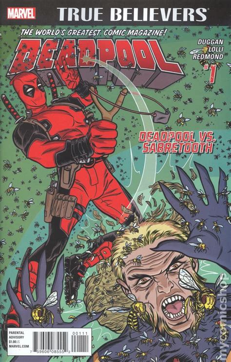 True Believers Deadpool Deadpool Vs Sabretooth 2016 Comic Books