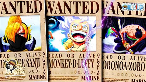 Bounty Terbaru Kru Topi Jerami Setelah Arc Wano One Piece Youtube