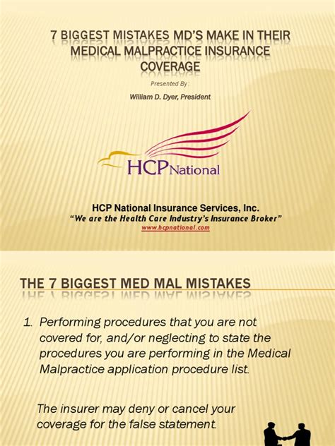This means that even if a physician has never been. 7 Biggest Medical Malpractice Insurance Mistakes | Medical Malpractice In The United States ...