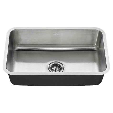 American Standard 30 In X 18 In Stainless Steel Single Basin Drop In