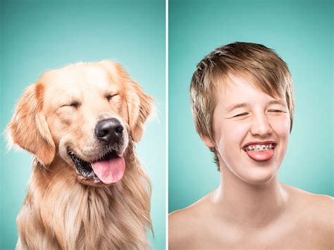 Photographer Captures 27 Side By Side Portraits Of Dogs And Their