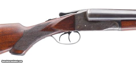 Ithaca Model 2e 12 Ga Sxs Double Shotgun With 32 In Fullmod Choked Bbls Mfg 1920 With