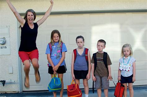 19 Hilarious Photos Of Parents Celebrating The Day Their Kids Go Back