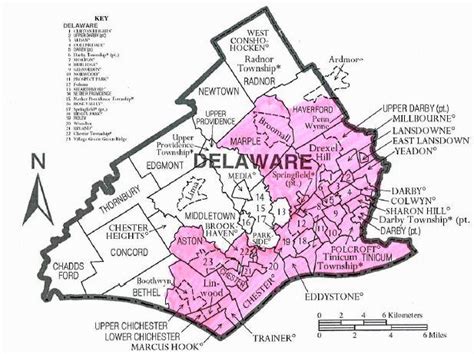 Proposed Map Of Cultural Delco As Distinct From Delaware County R