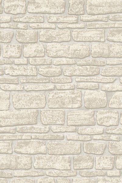 Beige Layered Brick Wallpaper Brick Wallpaper