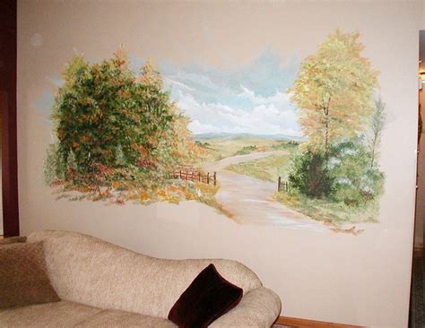Living Room Landscape Pastoral Landscape Mural In Living R Flickr