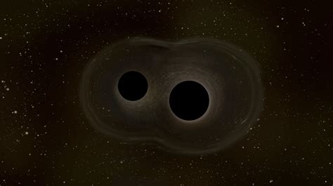 Esa Two Merging Black Holes