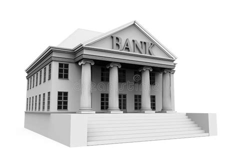 Bank Building Illustration Stock Illustration Illustration Of Bank