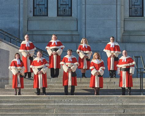 the official portrait of canada s 9 supreme court justices r damnthatsinteresting
