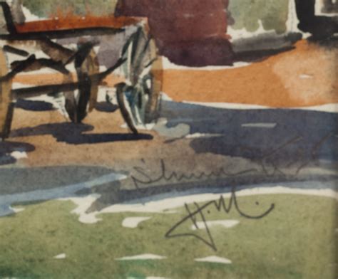 Henry Mayne Akvarell Signerad Bukowskis