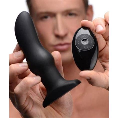rimmers model m curved rimming plug with remote sex toys at adult empire