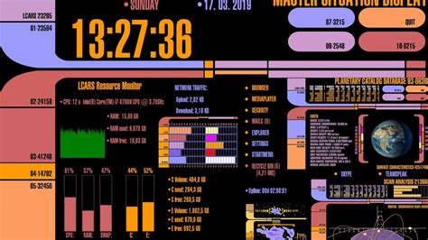 Star Trek Lcars Desktop Resource Monitor Installation Tutorial Youtube