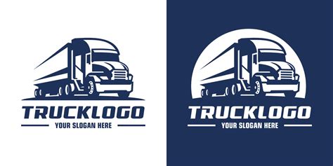 Trucking Company Logo Vector Art Icons And Graphics For Free Download