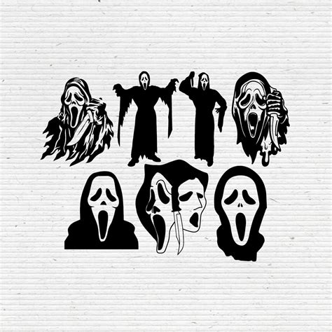 Horror Movie Scream Svg Halloween Svg Ghostface Scream Svg Scream Svg