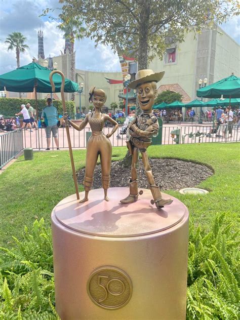 where to find the fab 50 character statues at disney world