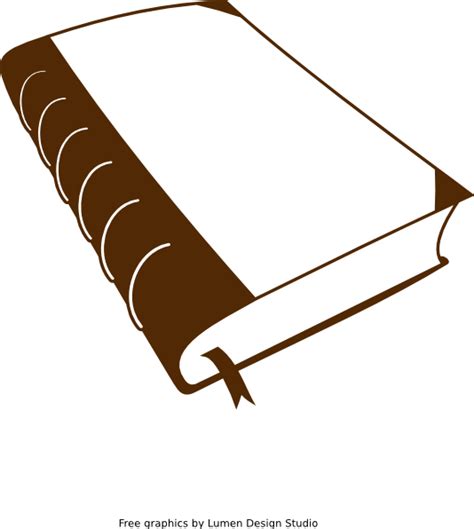 Brown Book Clip Art At Vector Clip Art Online Royalty Free