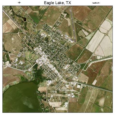 Aerial Photography Map Of Eagle Lake Tx Texas