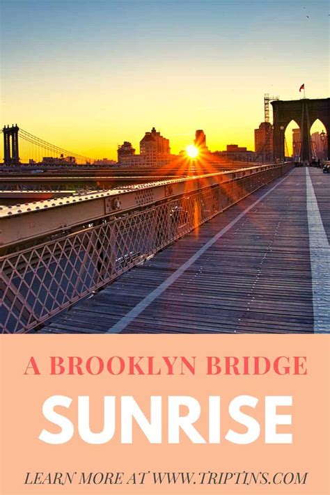 How To Enjoy A Brooklyn Bridge Sunrise Experience Walk Photos And Tips